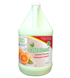 Safeblend: Neutral Cleaner Tangerine 4x4 Litre Bottles