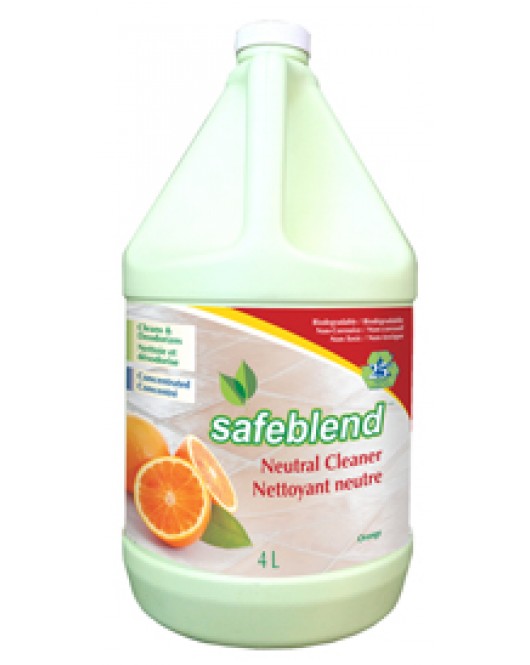 Safeblend: Neutral Cleaner Tangerine 4x4 Litre Bottles