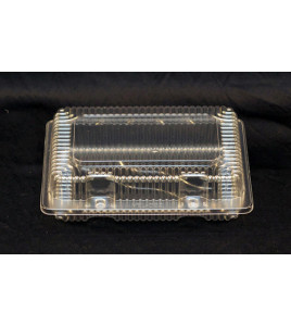 VEL-022 rectangular hinged lid plastic containers 