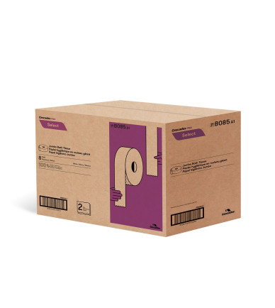 Cascades PRO Select™Jumbo Toilet Paper, 2 ply, 600' ,8 rolls , 3.3 core
