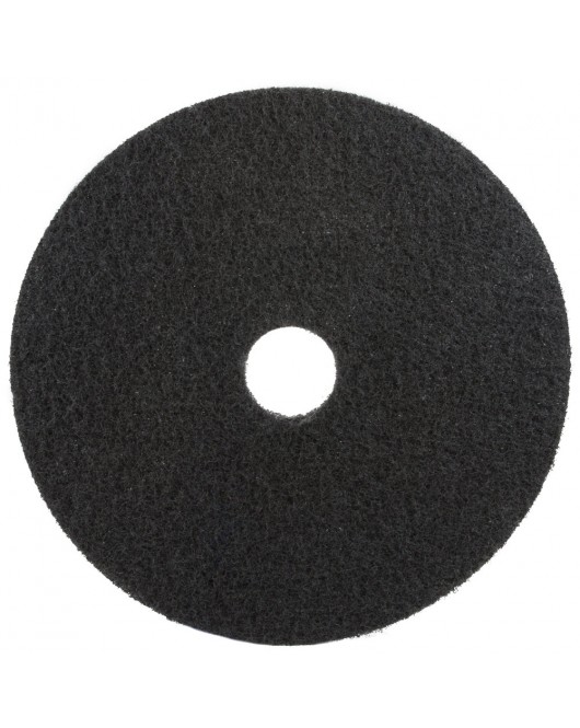 19" black floor stripping pads 5 per a case prime source 