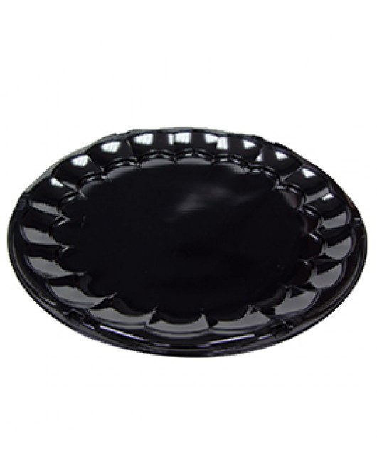 12" Flat Black Tray Smartlock Caterware, 50/case