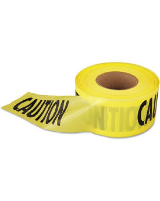 Caution"/ Barricade Tape 1,000' x 3" Yellow "Caution" Tape 12 rolls per a case