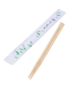 Chinese bamboo chopsticks individually wrapped 3000 case 