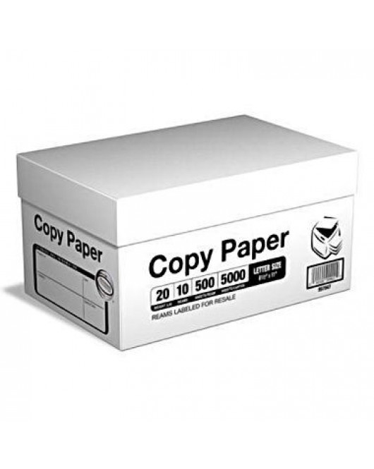 8.5"X11" COPY PAPER 92BR - 5000/CS