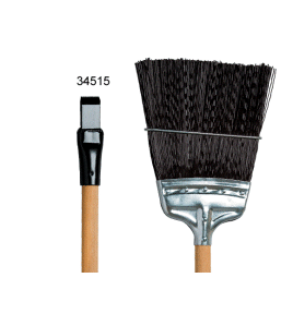 Marino: Switch Broom With Stiff Brown Fiber And Chisel End