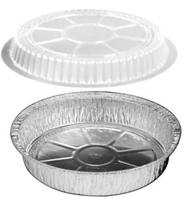 9&quot; Dome Lids - Clear - Round Container case of 500 