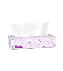 Cascades PRO Select Flat Box Facial Tissue 2 Ply 30/Boxes x 100/Sheets Per case