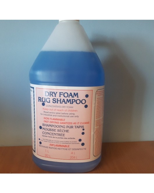 Dry Foam Rug Shampoo case of 4 x 4 L bottles