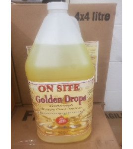 Golden drops Cleaner - Degreaser - Deodorizer - Concentrate 4 Litres Bottle
