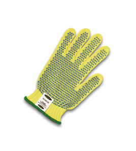 kevlar yellow dotted gloves dozen cut resistant one dozen (12 pairs )