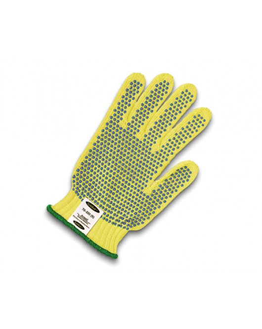 kevlar yellow dotted gloves dozen cut resistant one dozen (12 pairs )