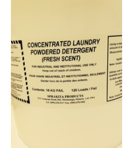 Sprakita: Concentrated Laundry Powdered Detergent 18kg Pail