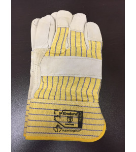 GRAIN LEATHER PATCH PALM FITTERS GLOVES 12 pairs 