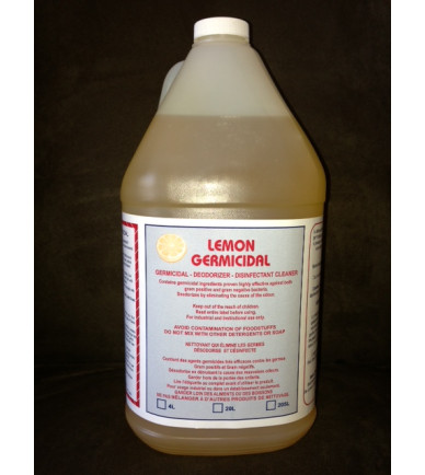 Sprakita: Lemon Germicidal - Deodorizer & Disinfectant Cleaner 4 x 4Litre Bottles