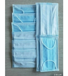3 ply surgical mask ear looped box of 50 Astm Levl 3