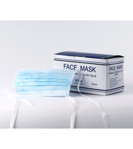 SURGICAL MASK WITH TIE BACKS 3-PLY box of 50 