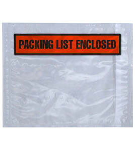 PACKING SLIP ENVELOPES 4.5&quot; X 5.5&quot; 1000/case NON-PRINTED