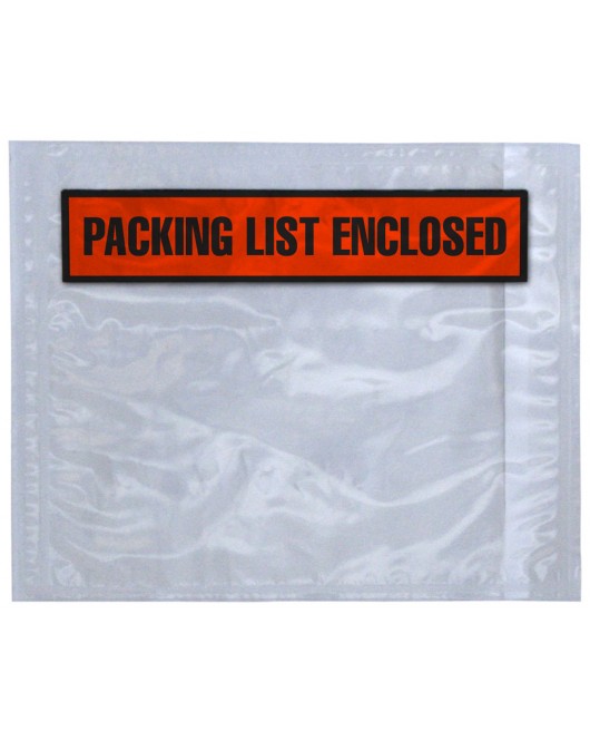 PACKING SLIP ENVELOPES 4.5" X 5.5" 1000/case NON-PRINTED