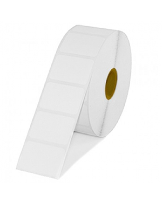 paper label bond roll of 3250 4"x2" 