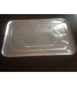 Western Plastics: Aluminum Tray Full Size LID 50 Pieces Per Case