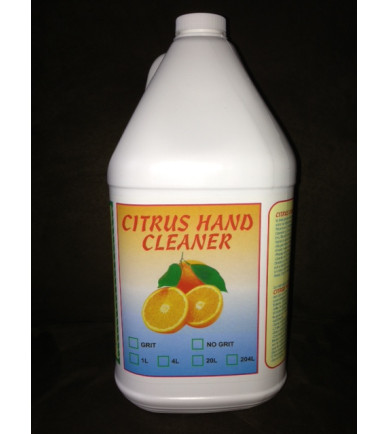 Sprakita: Citrus Waterless Hand Cleaner 4 Litres Bottle 