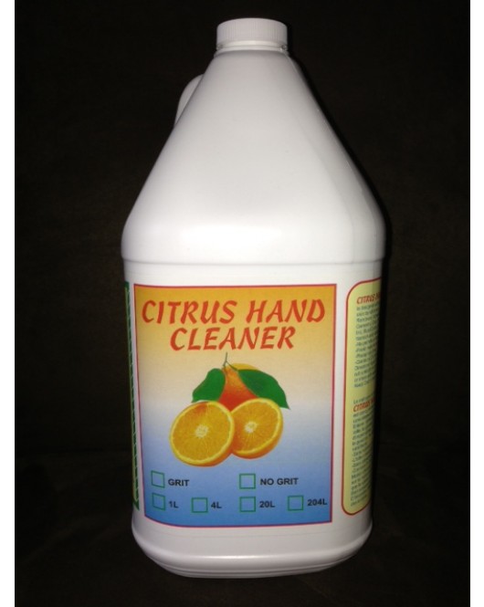 Sprakita: Citrus Waterless Hand Cleaner 4 Litres Bottle 