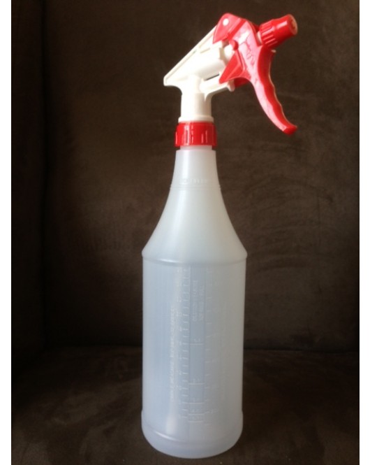 24oz Round Spray Bottle With Bottle Trigger