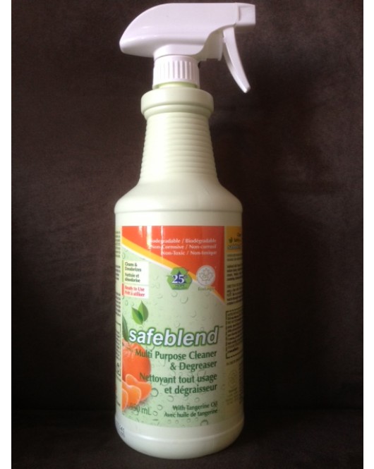 Safeblend: Multi Purpose Cleaner & Degreaser. Case of 12 x 950mL Spray Bottles
