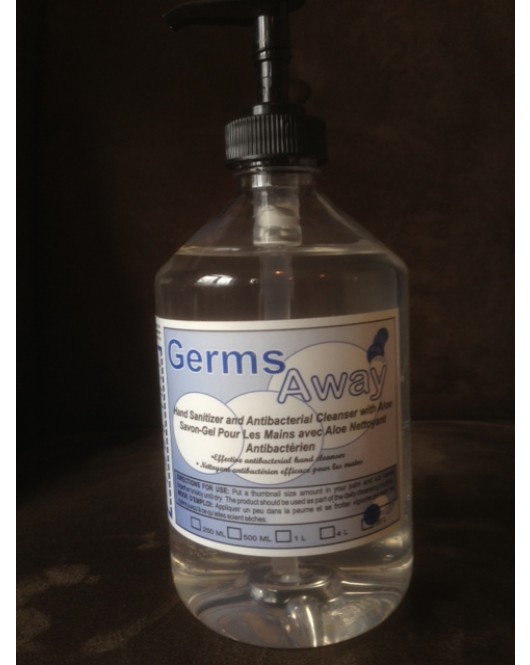 Sprakita: Germs Away Antibacterial Hand Sanitizer 500mL Pump Bottle