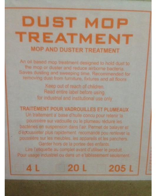 Sprakita: Dustmop Treatment 4x4L Bottles