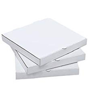 Pizza box 10 inch white 10x10x2 , 50 bundle white
