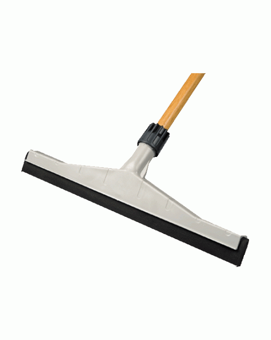 Marino: 22" Heavy duty plastic MUS squeegee With 54" Tapered Wood Handle
