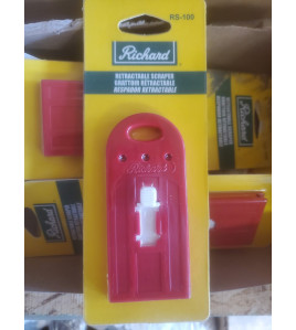 Retractable scraper plastic 