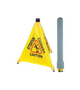 safety pop up sign M2 with Storage Tube
