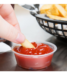 portion cups 2 oz 250 pcs clear plastic 