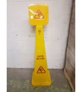 Caution wet floor safety cone 38&quot;