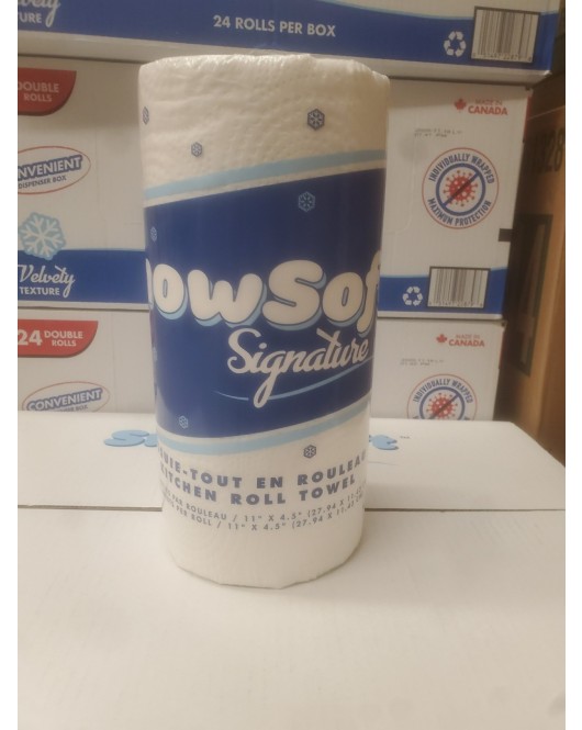 Snow soft paper towel 12 rolls 420 sheets