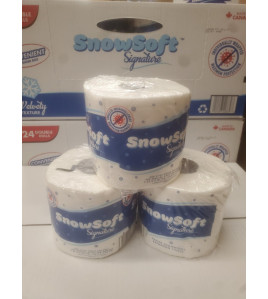 snow soft Bathroom tissue 24 rolls of 600 sheets 