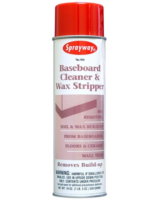 Sprayway: Baseboard Cleaner & Wax Stripper 19oz Spray Bottle