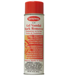 Sprayway: Gel Vandal Mark Remover 15oz Spray Bottle