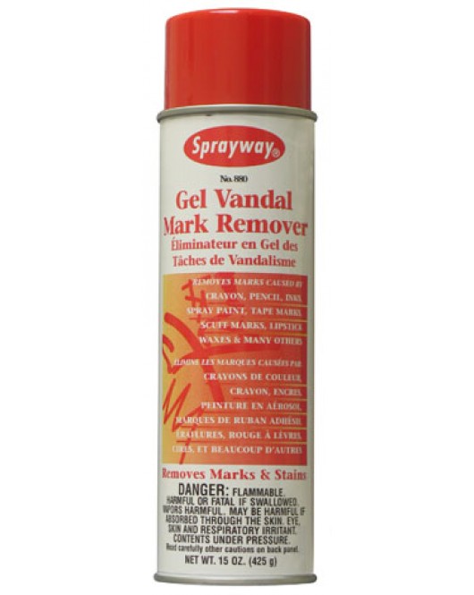 Sprayway: Gel Vandal Mark Remover 15oz Spray Bottle