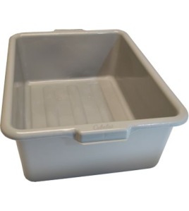 bus tote box/dish box plastic M2 7&quot; x 21.25&quot; x17.25 