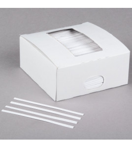 4&quot; white twist ties 2000/box
