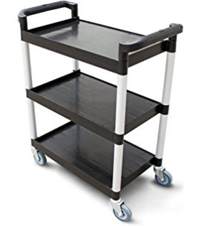 utility cart 3 shelf 110x105 x 50cm
