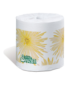 White Swan 2-Ply Standard Bathroom Tissue, White,, 429 Sheets/Roll, 48/CT
