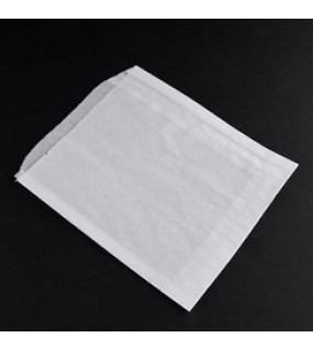 Grease proof white sandwich bag 6 x .75 x 6.75 white case of 1000 