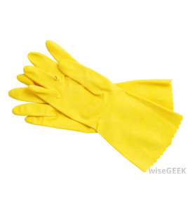 yellow dish washing gloves pack of 12 
