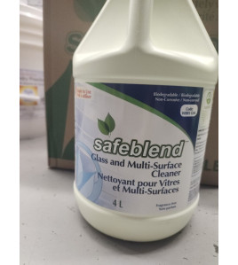Safeblend: Glass &amp; Multi Surface Cleaner 4L Bottle