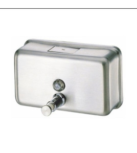 Horizontal Soap Dispenser With lock &amp; key Vol. 1200ml Stainless Steel 
